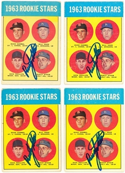 1963-1994 Topps and Assorted Brands Rusty Staub Card Collection (600+) Including 1963 Topps Signed Rookie Cards (4) (Staub LOA)